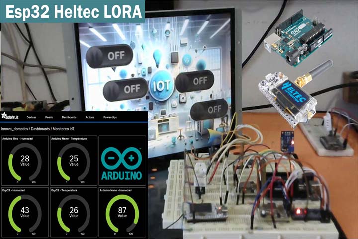 4) Lora e IoT – Heltec Esp32 y Arduino – Monitoreo – Códigos